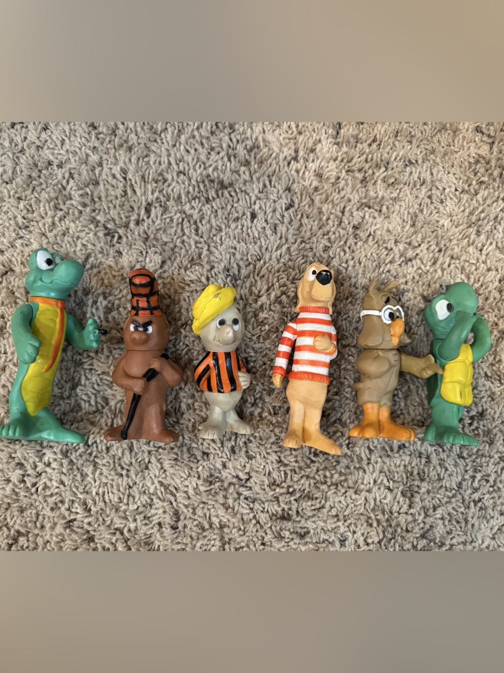 Vintage Walt Kelly POGO figures 1969 Biz Detergent COMPLETE SET of 6